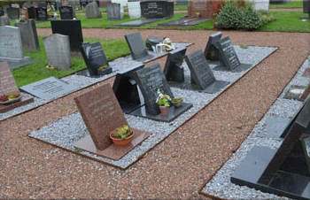 Overzicht urnengraven